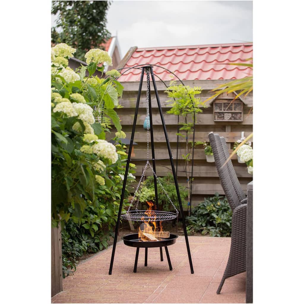 RedFire RedFire Tuinbarbecue met driepoot en vuurschaal 50 cm zwart Top Merken Winkel